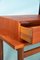 Large Mid-Century Danish Dressing Table in Teak with Drawer and Mirror, 1960s, Image 12