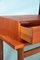 Toeletta grande Mid-Century in teak con cassetto e specchio, Danimarca, Immagine 12