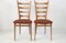 Mid-Century Czechoslovakian Dining Chairs with High Backrests Made from Ton, 1960s, Set of 2 3