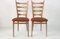 Mid-Century Czechoslovakian Dining Chairs with High Backrests Made from Ton, 1960s, Set of 2, Image 3