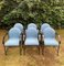 Dutch Arco Blue Armchairs, 1980s, Set of 6 3