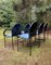 Fauteuils Arco Bleus, Pays-Bas, 1980s, Set de 6 8