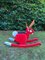 Vintage Red Rocking Rabbit by Björn Dahlström for Playsam, Image 1