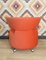 Italian Pop Art Swivel Armchair in Red, Image 6