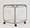 Italian Aluminium Cube Bar Trolley by Burchiellaro Lorenzo, 1970s, Image 1