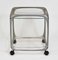 Italian Aluminium Cube Bar Trolley by Burchiellaro Lorenzo, 1970s 4