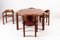 Danish Dining Table and Chairs by Rainer Daumiller, Set of 5 14