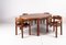 Danish Dining Table and Chairs by Rainer Daumiller, Set of 5 16