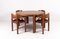 Danish Dining Table and Chairs by Rainer Daumiller, Set of 5 1