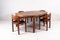 Danish Dining Table and Chairs by Rainer Daumiller, Set of 5 17