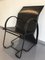 Italian Black Leather Transforming Armchair, 1970s, Image 10