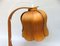 Floral Table Lamp in Layered Wood, 1960s 11