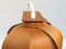 Floral Table Lamp in Layered Wood, 1960s 18