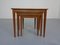 Danish Teak Nesting Tables by Kvalitet Form Funktion, 1960s, Set of 3, Image 1