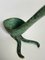 Green Pipe Holder in Patinated Bronze attributed to Walter Bosse, USA, 1960s 4