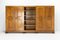 Large French Oak Armoire & Bookcase, 1940s, Image 5