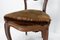 French Napoleon III Exotic Wood & Velvet Chairs, Late 19th Century, Set of 2, Image 8