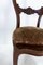 Französische Napoleon III Stühle aus exotischem Holz & Samt, spätes 19. Jh., 2er Set 7
