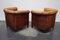 Vintage Dutch Cognac Leather Club Chair, Set of 2, Image 5