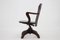 American Wooden Swivel and Reclining Desk Chair, 1930s, Image 4