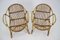 Rattan Armhairs and Coffee Table from Alan Fuchs, Czechoslovakia, Set of 3, Image 13