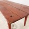 French Antique Ox Blood Red Rustic Country Dining Table, Image 8