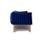 Canapé Trois Places Bleu en Tissu Ruché de Ligne Roset 8