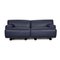 Fiandra Loveseat aus blauem Leder von Cassina 1