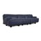 Fiandra Three-Seater Sofa in Blue Leather from Cassina 6
