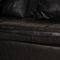 Divano e poggiapiedi Marriot in pelle color antracite di Tommy M di Machalke, set di 2, Immagine 4