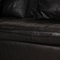 Marriott Sofa & Footstool in Anthracite Leather from Tommy M by Machalke, Set of 2 4