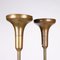 Luminator Lamps in Brass, Italy, 1940s, Set of 2 3