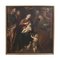 Artiste de l'École Lombarde, Vierge à l'Enfant avec des Saints, 17ème Siècle, Huile sur Toile, Encadrée 1