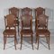 Dining Chairs with Flower Decor Pattern from Thonet, Austria, 1913, Set of 6 11