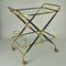 Bar Cart in Brass & Wood attributed to Cesare Lacca, 1950s 7