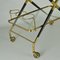 Bar Cart in Brass & Wood attributed to Cesare Lacca, 1950s, Image 10