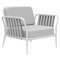 Ribbons White Armchair from Mowee, Image 1