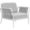 Ribbons White Armchair from Mowee, Image 2