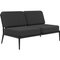 Ribbons Black Double Central Sofa from Mowee 2