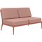 Ribbons Salmon Double Central Sofa from Mowee 2