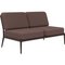 Ribbons Chocolate Double Central Sofa from Mowee 2
