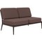 Ribbons Chocolate Double Central Sofa from Mowee, Image 2