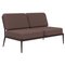 Ribbons Chocolate Double Central Sofa from Mowee, Image 1