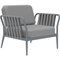 Ribbons Grey Armchair from Mowee 2