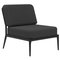 Ribbons Black Central Sofa from Mowee 1