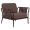 Ribbons Chocolate Armchair from Mowee, Image 1
