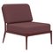 Ribbons Burgundy Central Sofa from Mowee, Image 1