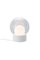 Small Boule Transparent Opal White Table Lamp from Pulpo 2