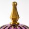 Campanas bohemias de cristal violeta, siglo XIX. Juego de 2, Imagen 4