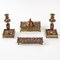 Cloisonné Bronze Desk Set, 19th Century, Set of 4, Image 14